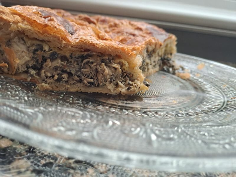 Cliquez pour zoomer ! Tourte au poulet et aux champignons Thermomix par doumassia