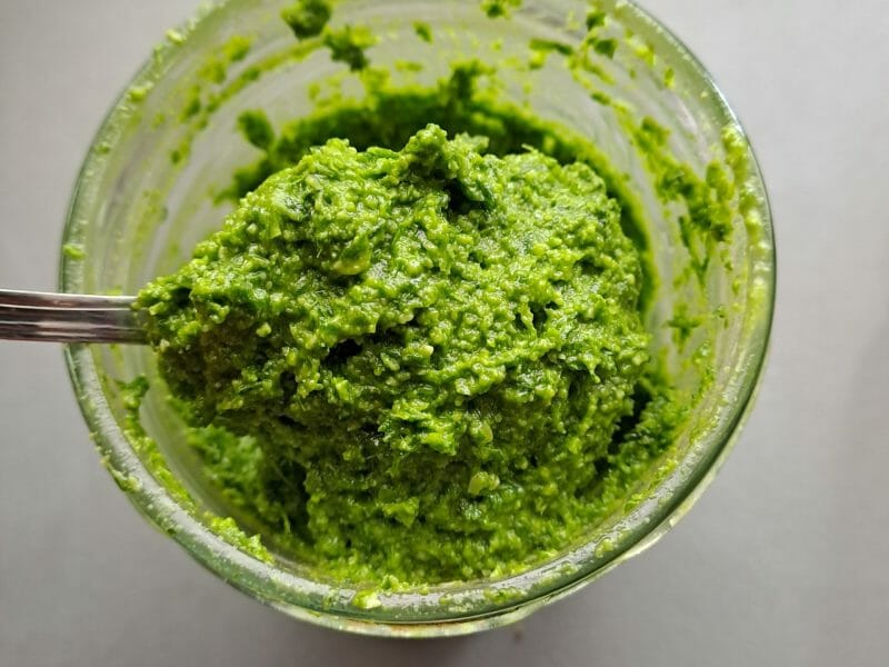 Cliquez pour zoomer ! Pesto à l’ail des ours Thermomix par doumassia