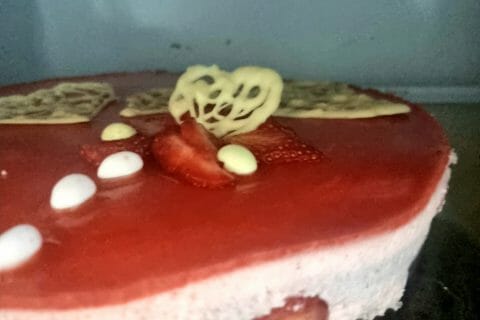 Cliquez pour zoomer ! Bavarois aux fraises Thermomix par gorgo