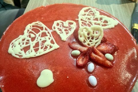 Cliquez pour zoomer ! Bavarois aux fraises Thermomix par gorgo