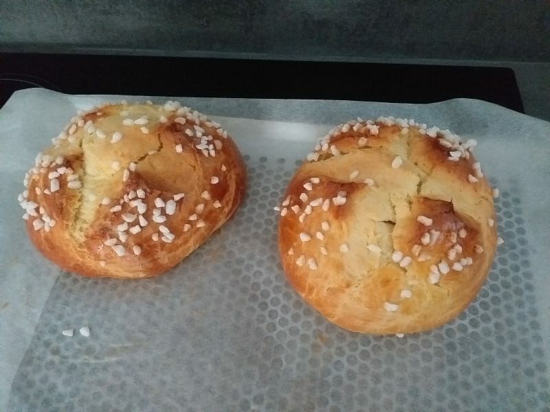 Cliquez pour zoomer ! Mouna (brioche de pâques) Thermomix par corilook