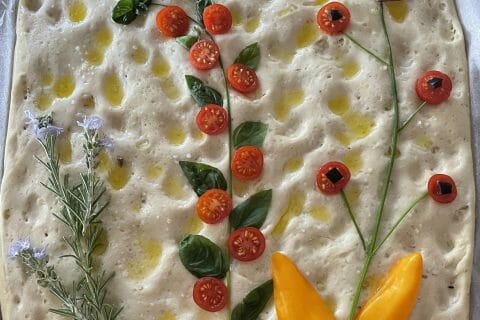 Cliquez pour zoomer ! Focaccia Thermomix par marine_2401