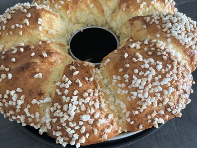 Cliquez pour zoomer ! Brioche tressée à la mie filante Thermomix par ingrid_114