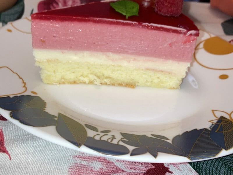 Cliquez pour zoomer ! Bavarois aux framboises Thermomix par Wizz