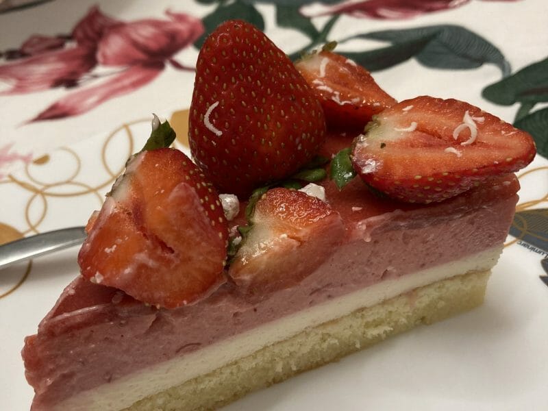 Cliquez pour zoomer ! Bavarois aux fraises Thermomix par Wizz