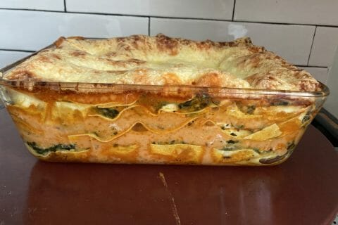 Cliquez pour zoomer ! Lasagnes au saumon et aux épinards Thermomix par Wizz