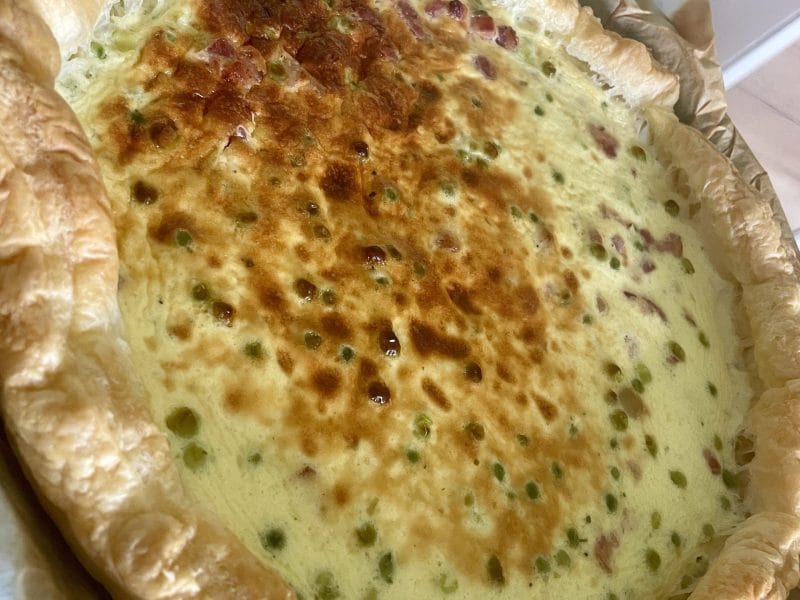 Cliquez pour zoomer ! Quiches petits pois et lardons Thermomix par Pikachu