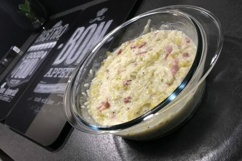 Cliquez pour zoomer ! Risotto poireaux et lardons Thermomix par Pikachu