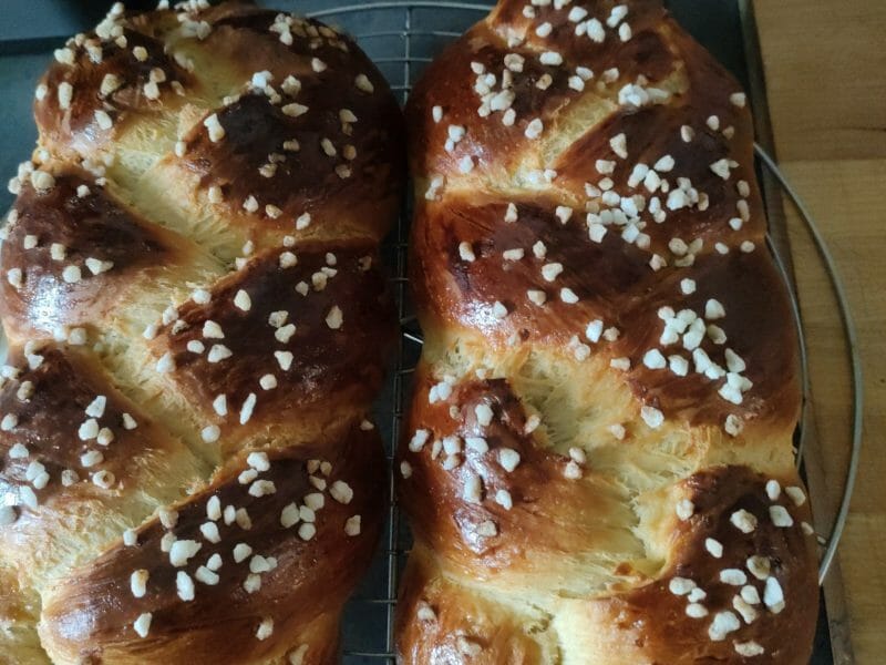 Cliquez pour zoomer ! Brioche tressée à la mie filante Thermomix par Moukalawak