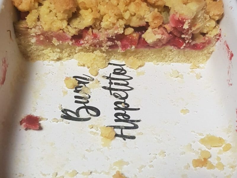 Cliquez pour zoomer ! Cookie-crumble rhubarbe framboises Thermomix par neraaka