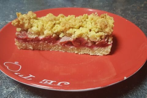 Cliquez pour zoomer ! Cookie-crumble rhubarbe framboises Thermomix par neraaka