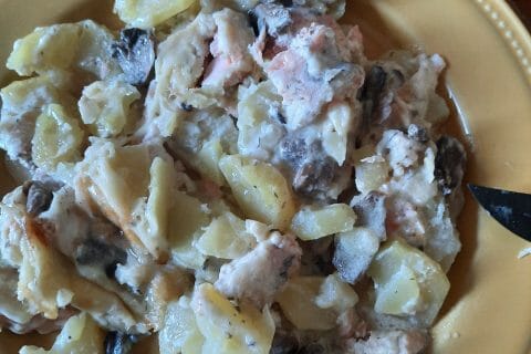 Cliquez pour zoomer ! Gratin aux deux saumons Thermomix par nono20290