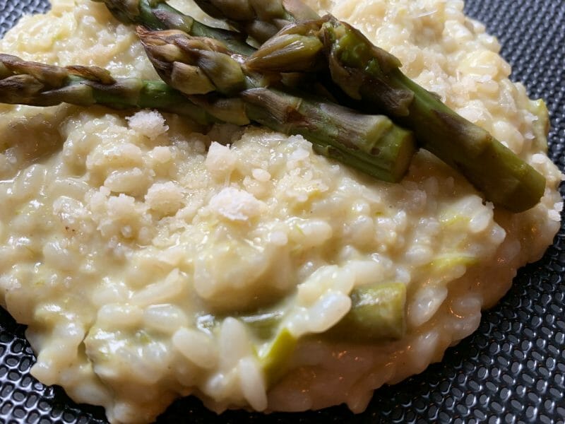 Cliquez pour zoomer ! Risotto aux asperges vertes Thermomix par Barbichounette