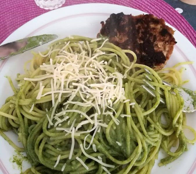 Cliquez pour zoomer ! Tagliatelles à la crème d’épinards Thermomix par LucieM