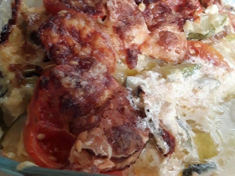 Cliquez pour zoomer ! Gratin de courgettes au chèvre Thermomix par Ghislaine45