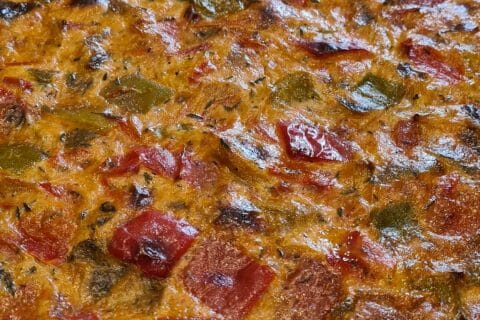 Cliquez pour zoomer ! Tarte salée aux légumes d’été Thermomix par audrey30130