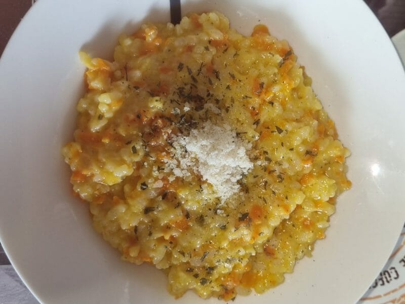 Cliquez pour zoomer ! Risotto aux carottes et parmesan Thermomix par angelle99