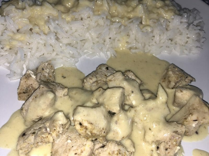 Cliquez pour zoomer ! Blancs de poulet sauce moutarde et curry Thermomix par oce_vrn