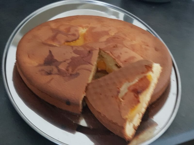 Cliquez pour zoomer ! Gâteau moelleux aux abricots Thermomix par teamcisse