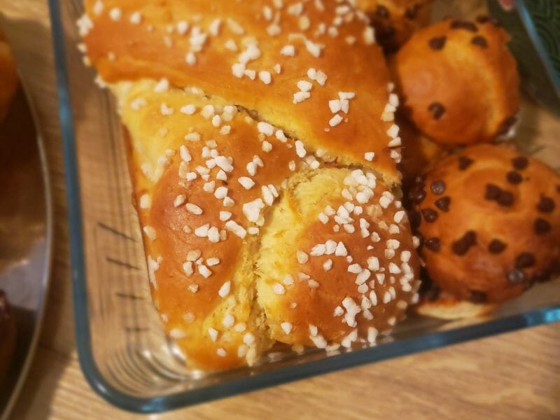 Cliquez pour zoomer ! Brioche tressée à la mie filante Thermomix par teamcisse