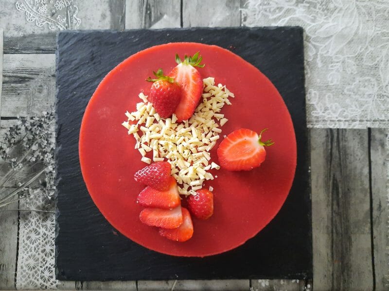 Cliquez pour zoomer ! Bavarois aux fraises Thermomix par Maybe