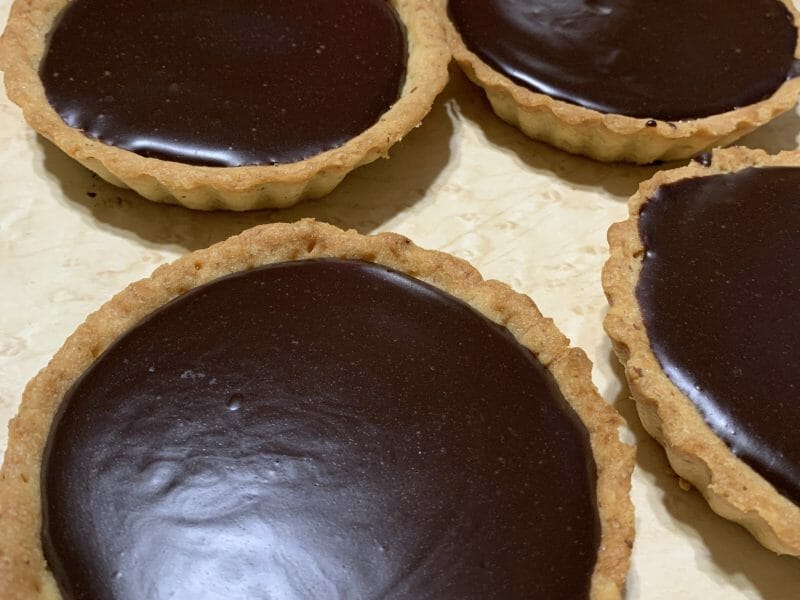 Cliquez pour zoomer ! Tartelettes chocolat et caramel beurre salé Thermomix par Lola78