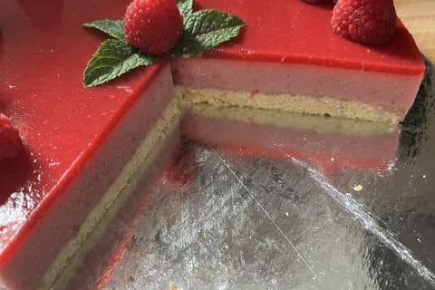 Cliquez pour zoomer ! Bavarois aux framboises Thermomix par Orianne