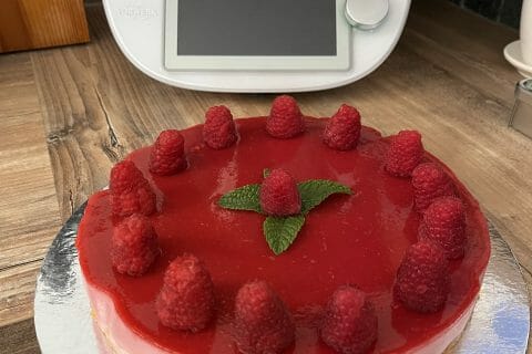 Cliquez pour zoomer ! Bavarois aux framboises Thermomix par Orianne