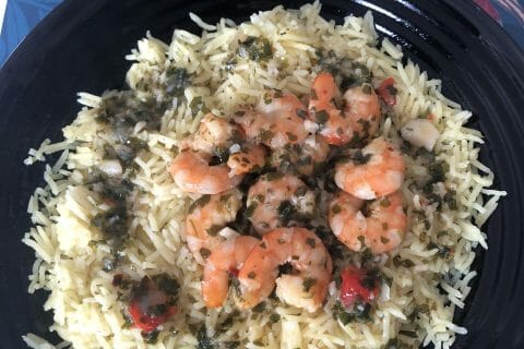 Cliquez pour zoomer ! Crevettes sautées à l’ail et à la bière Thermomix par kamben06