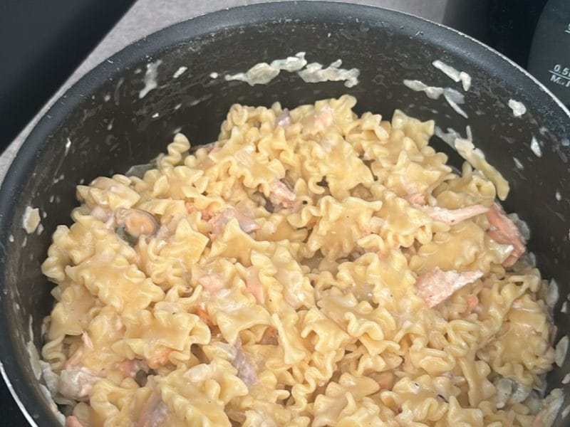 Cliquez pour zoomer ! Saumon à la sauce diéppoise Thermomix par kamben06