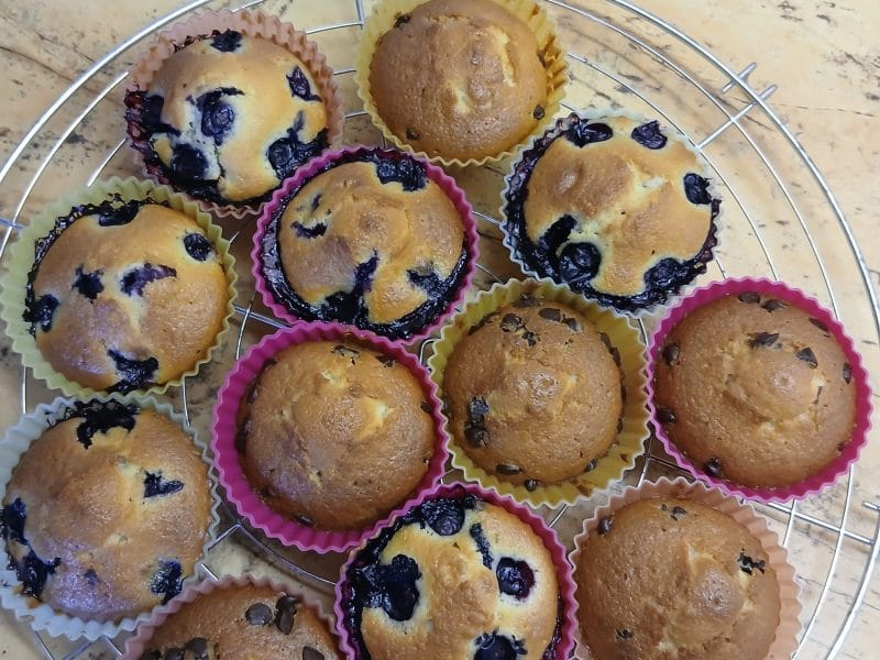 Cliquez pour zoomer ! Muffins aux myrtilles Thermomix par sylvie_608