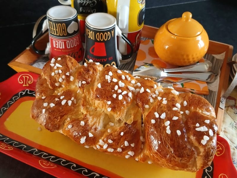 Cliquez pour zoomer ! Brioche tressée à la mie filante Thermomix par sylvie_608