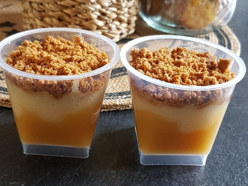 Cliquez pour zoomer ! Verrines pommes caramel et spéculoos Thermomix par sylvie_608