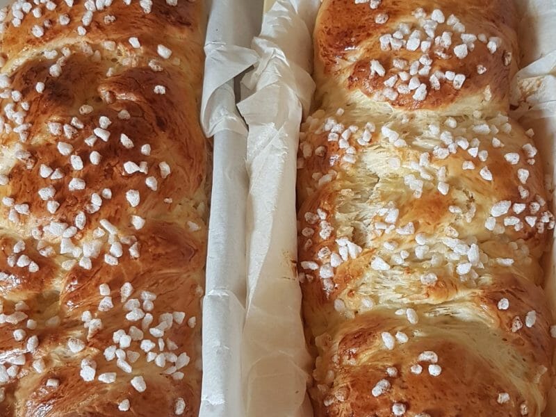 Cliquez pour zoomer ! Brioche tressée à la mie filante Thermomix par sylvie_608