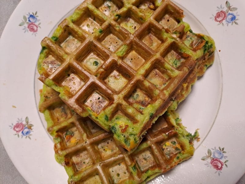 Cliquez pour zoomer ! Gaufres courgettes Thermomix par Fofy