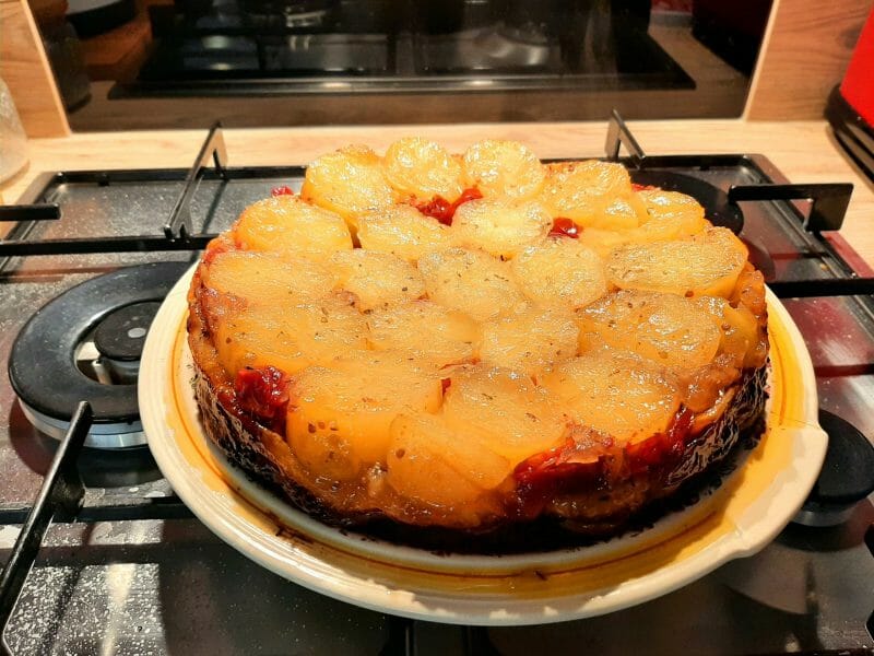 Cliquez pour zoomer ! Tatin surprise de pommes de terre Thermomix par Fofy