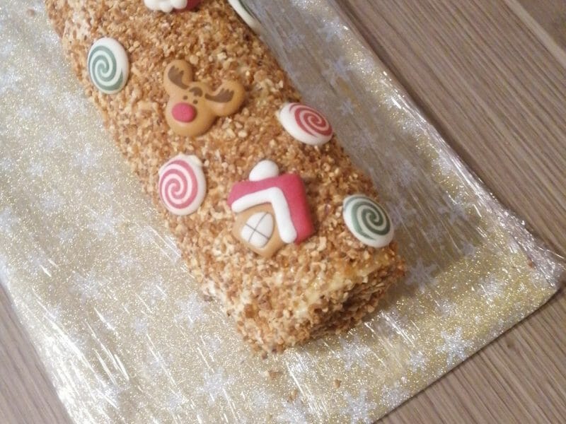 Cliquez pour zoomer ! Bûche Tiramisu Thermomix par fannyr90