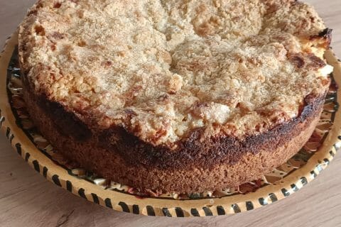 Cliquez pour zoomer ! Tarte aux pommes façon crumble Thermomix par auroreavah