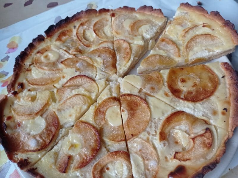 Cliquez pour zoomer ! Tarte aux pommes alsacienne Thermomix par laura_869