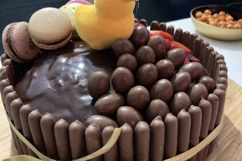 Cliquez pour zoomer ! Gâteau lapin de Pâques Thermomix par Juju974