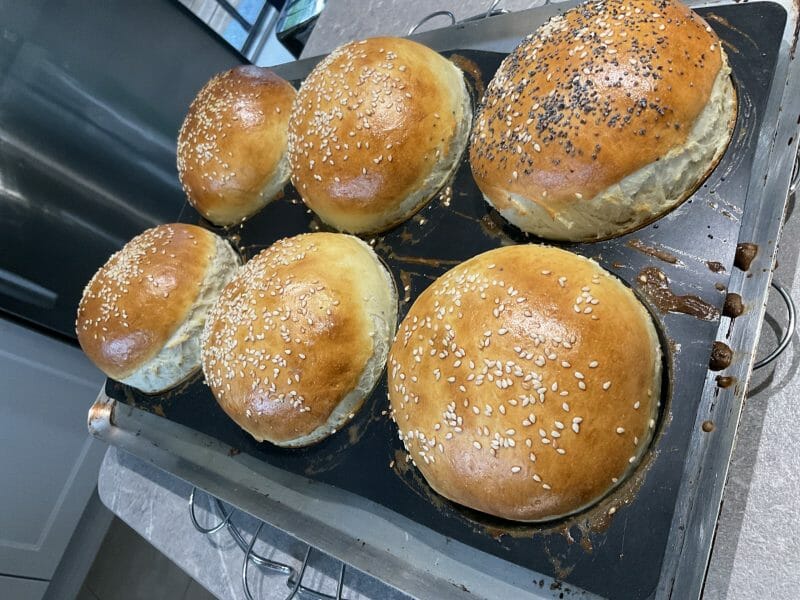 Cliquez pour zoomer ! Pains hamburger Thermomix par Bree de myhomemadecook