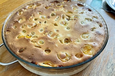 Cliquez pour zoomer ! Clafoutis aux mirabelles Thermomix par Bree de myhomemadecook