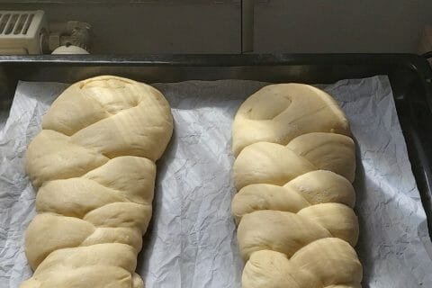 Cliquez pour zoomer ! Brioche tressée à la mie filante Thermomix par Houda63