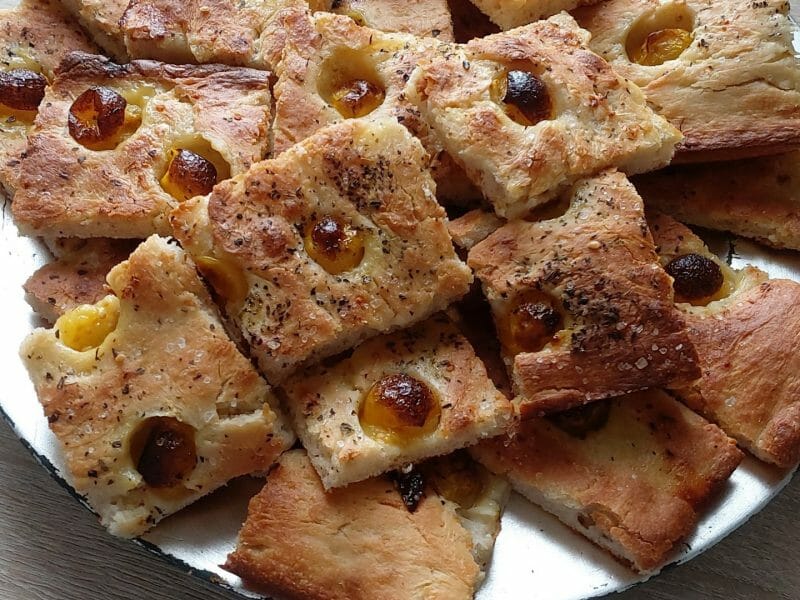 Cliquez pour zoomer ! Focaccia des Pouilles Thermomix par Houda63