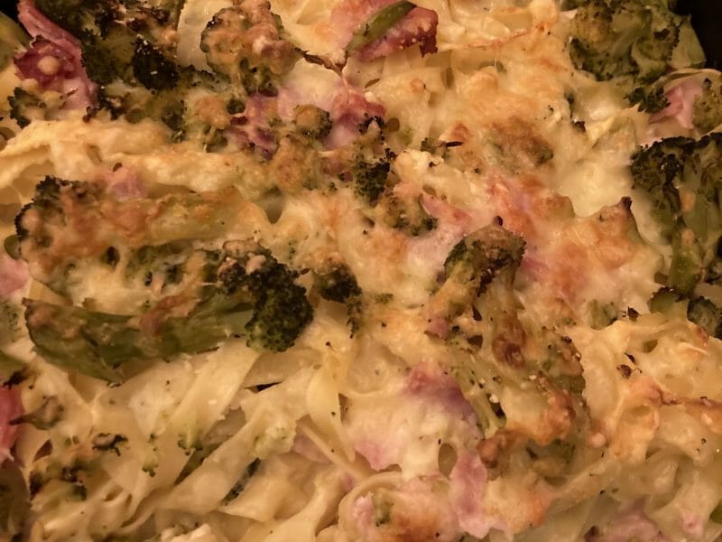 Cliquez pour zoomer ! Gratin de pâtes au brocoli Thermomix par marine75004