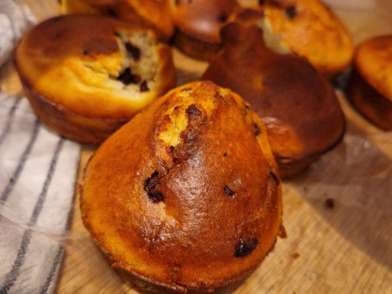 Cliquez pour zoomer ! Muffins choco-amande Thermomix par anjuluto