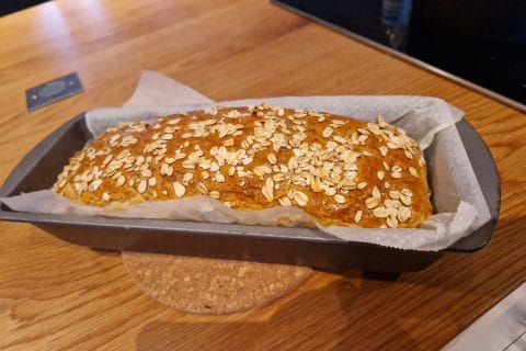 Cliquez pour zoomer ! Pain aux flocons d’avoine et au miel Thermomix par anjuluto