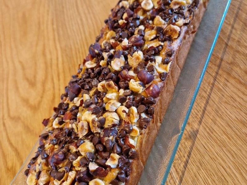 Cliquez pour zoomer ! Moelleux poires, noisettes et chocolat Thermomix par anjuluto