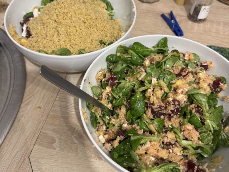 Cliquez pour zoomer ! Salade de quinoa, betterave et feta Thermomix par camillelutz