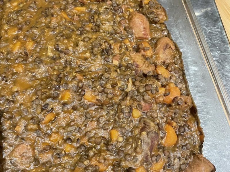 Cliquez pour zoomer ! Lentilles et ses saucisses Thermomix par ella_10